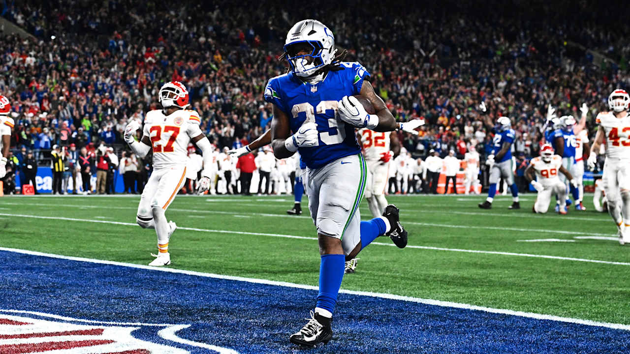 Emanuel Wilson Hits 100 Yards as Seahawks Run Game Takes Off - BVM Sports