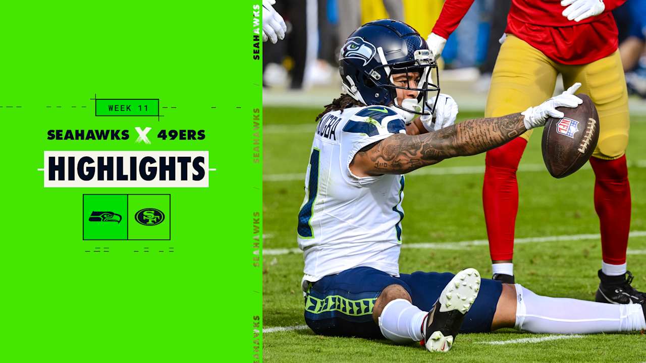 Jaxon SmithNjigba Highlights 2024 Week 11 Seahawks at 49ers