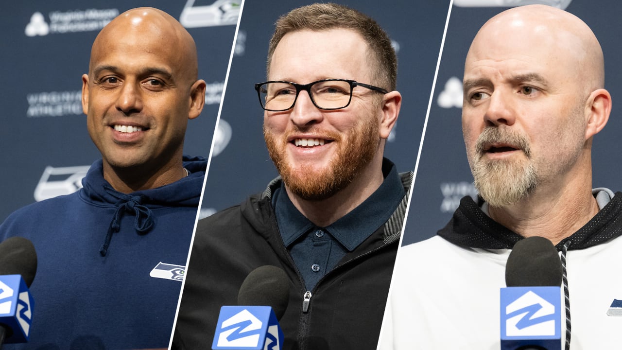 7 Things We Learned From New Seahawks Coordinators Aden Durde, Ryan Grubb & Jay Harbaugh