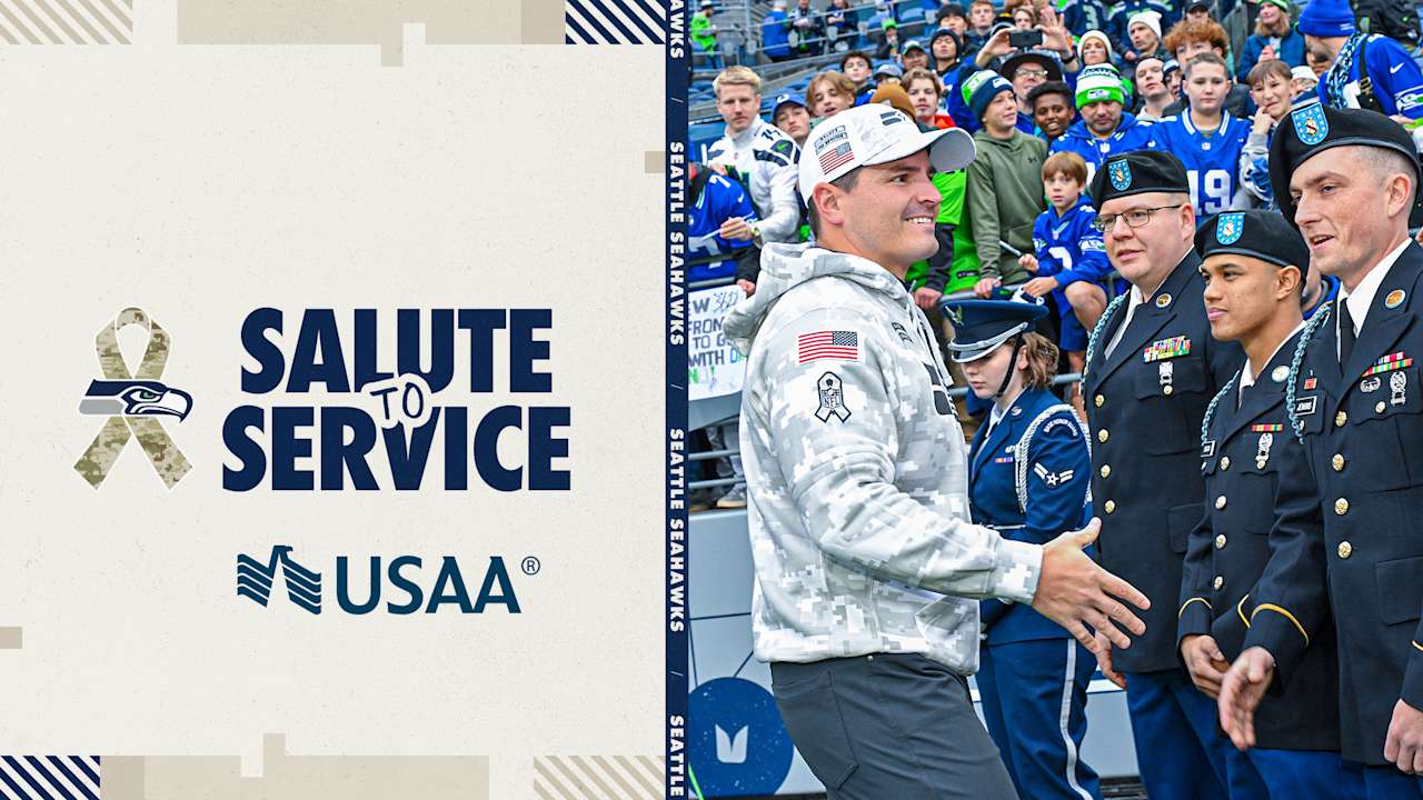 Seahawks & USAA Celebrate Salute to Service During Week 12 Win vs. The Cardinals