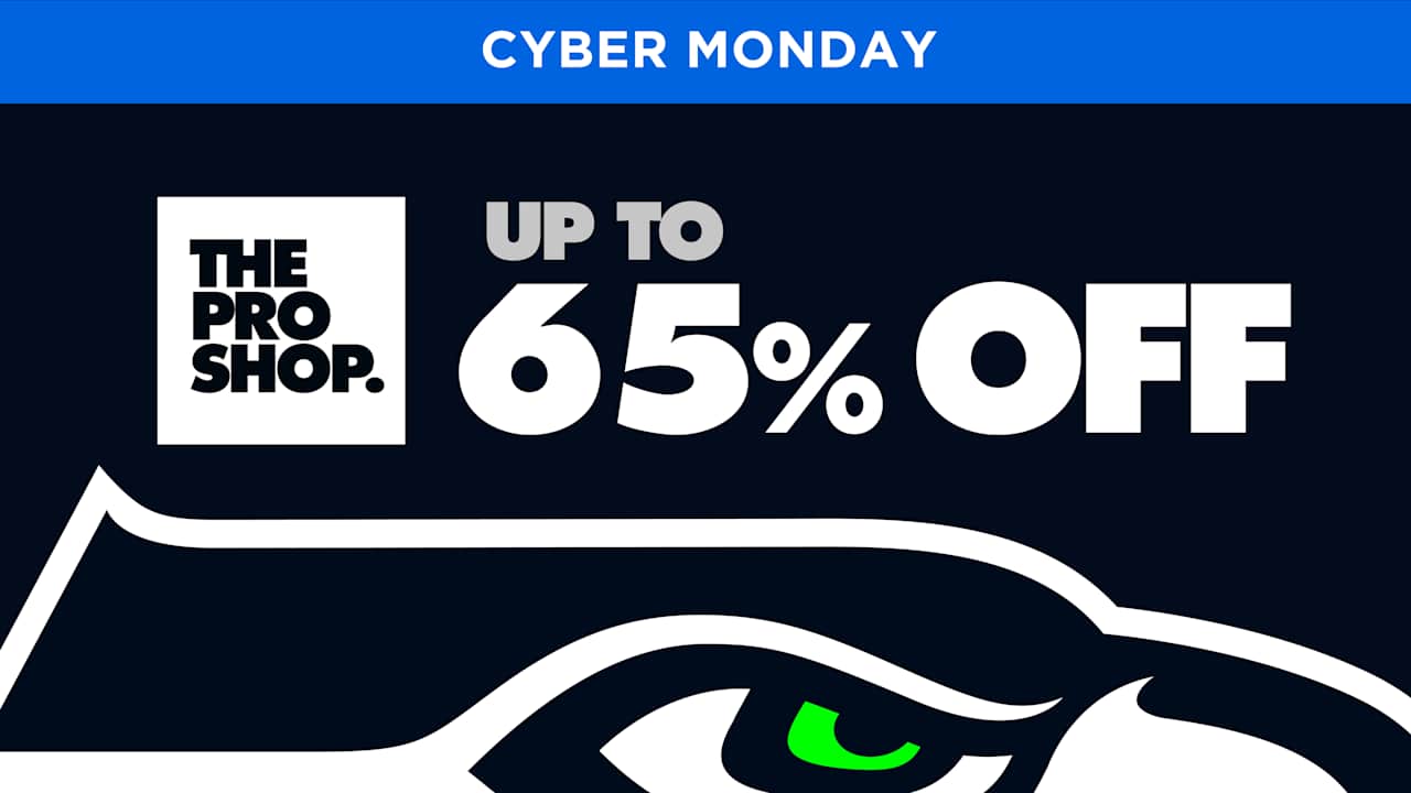 Cyber Monday Save Up To 65 off Seahawks Gear