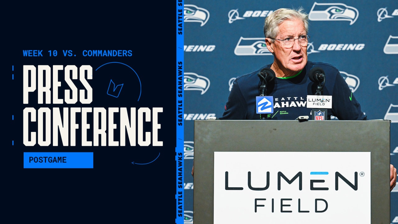 Seahawks vs. Commanders Postgame Press Conference Week 10