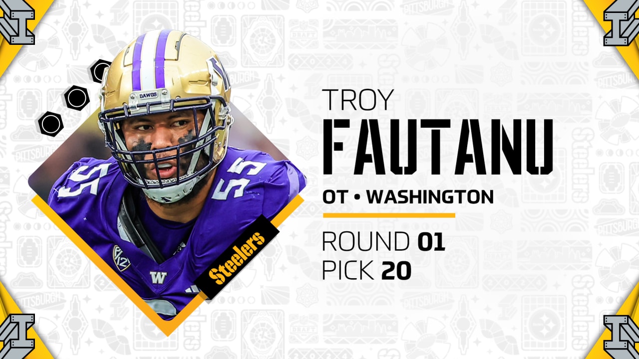 Steelers select Troy Fautanu in first round