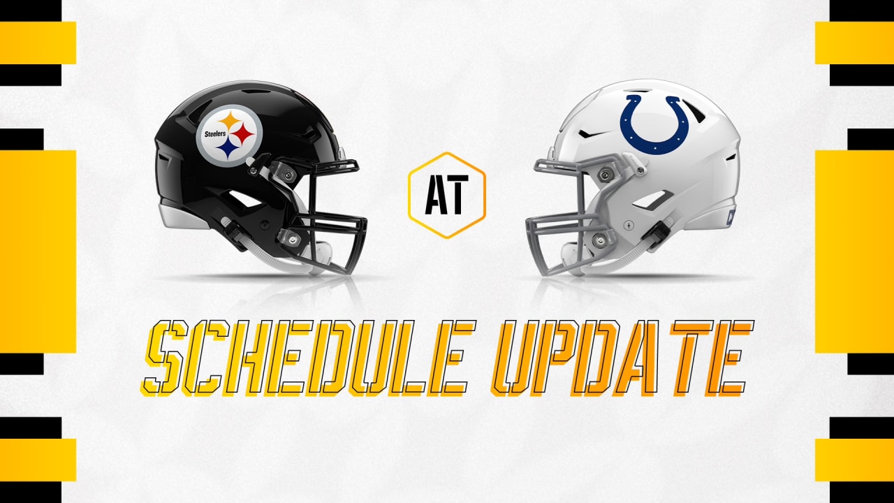 SteelersColts game date and time set BVM Sports