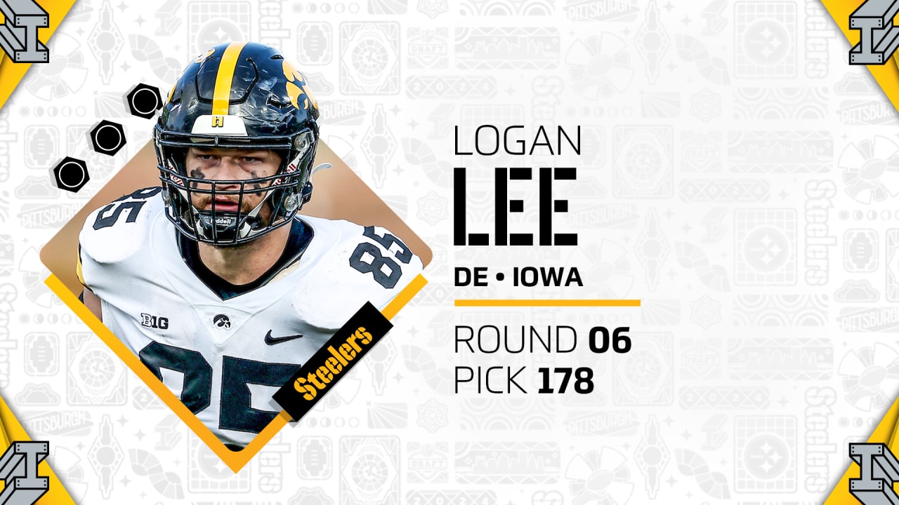 Os Steelers selecionaram Logan Lee na sexta rodada