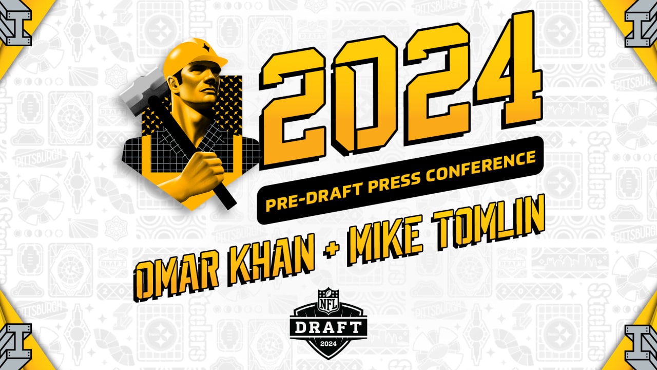 Pre-draft press conference on Monday at Noon ET