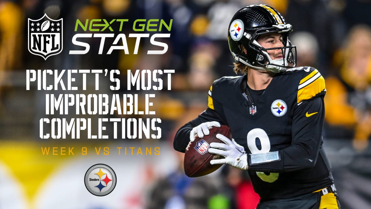 Next Gen Stats Pickett's 3 most improbable completions