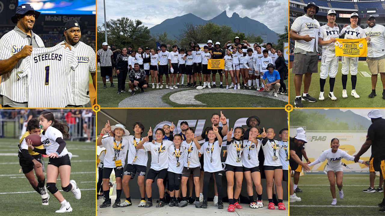 Flag football on display during Steelers trip to Mexico