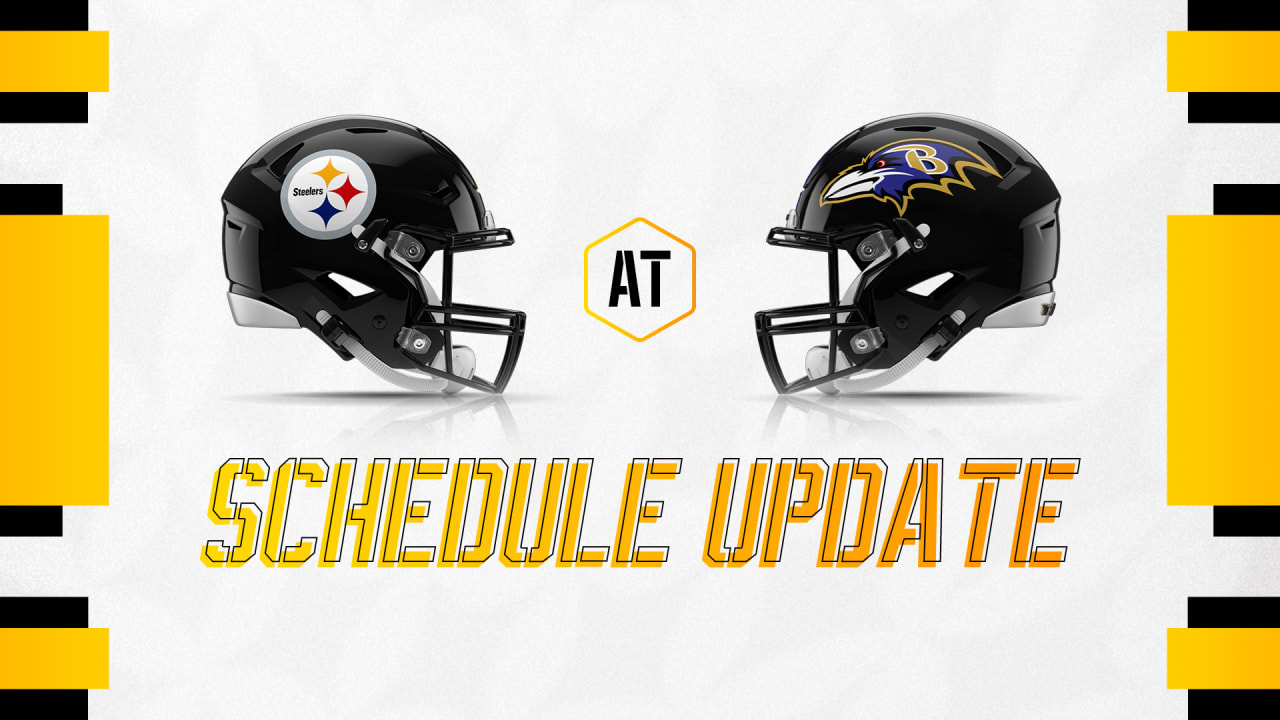 SteelersRavens game time announced