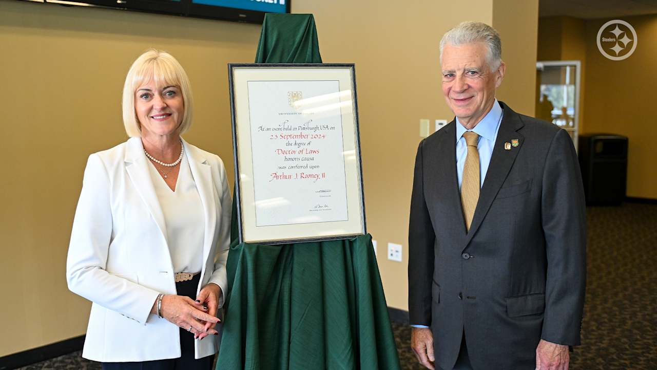 Steelers President, Art Rooney II, Honored by the University of Exeter