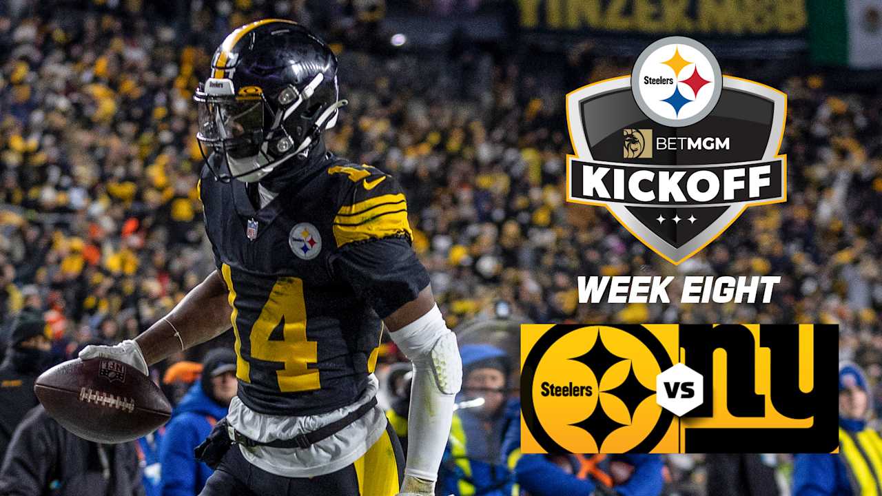 WATCH: Steelers Kickoff - Week 8 vs. Giants