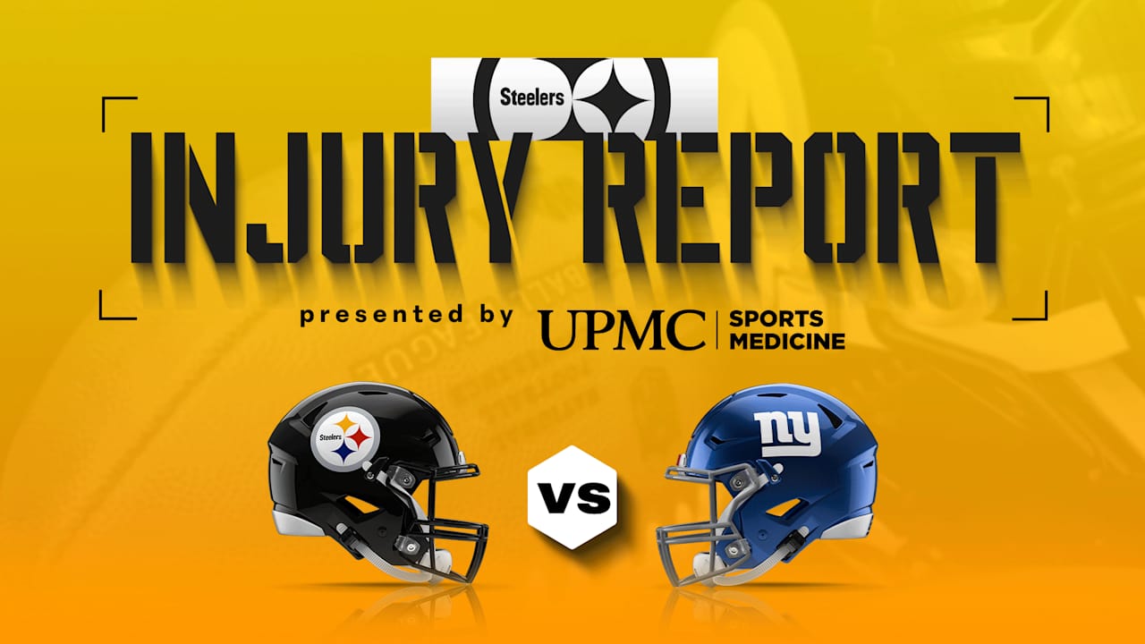 Week 8 Injury Report (Giants) 