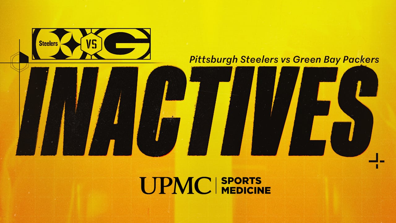 Steelers는 8주차 비활성 vs. Packers
