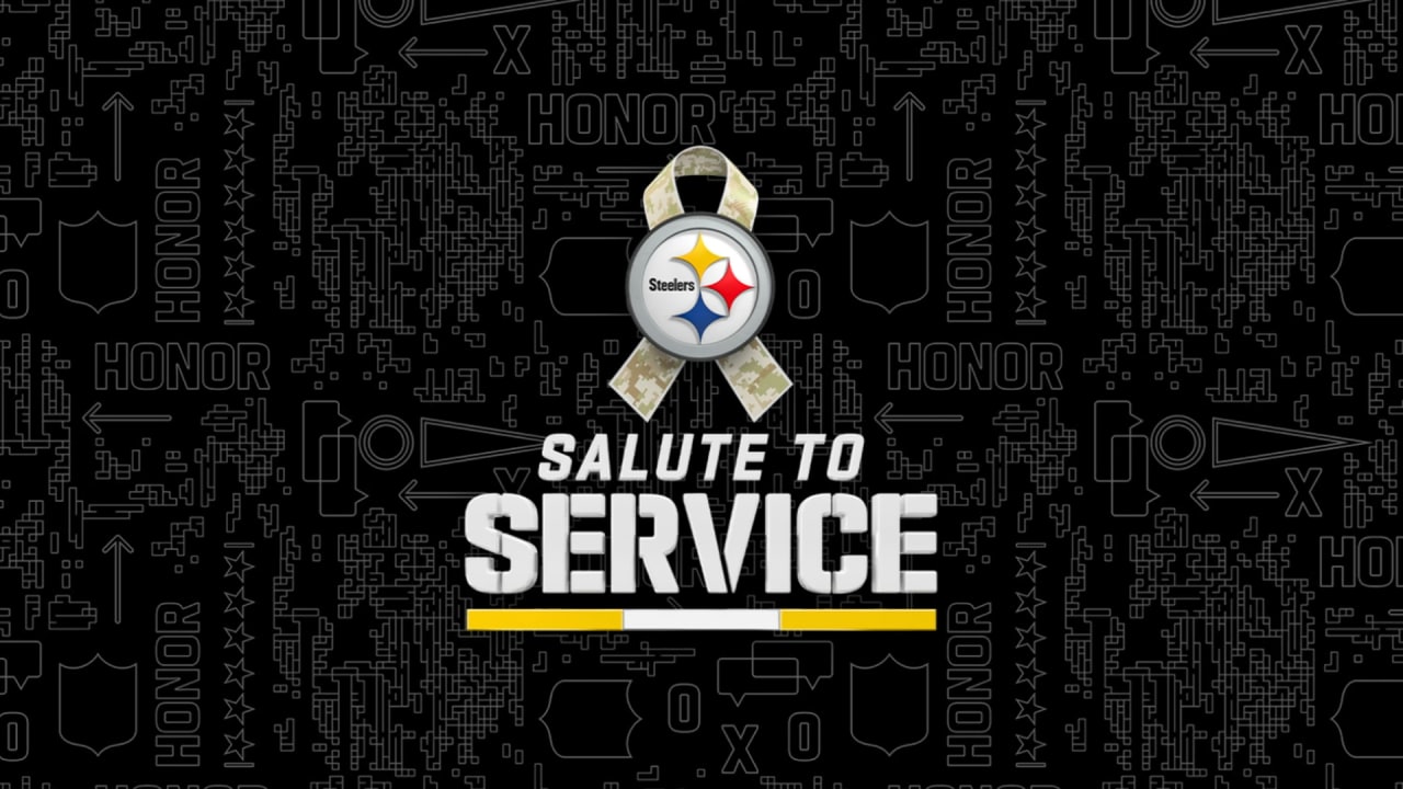 Steelers salute best sale to service women's