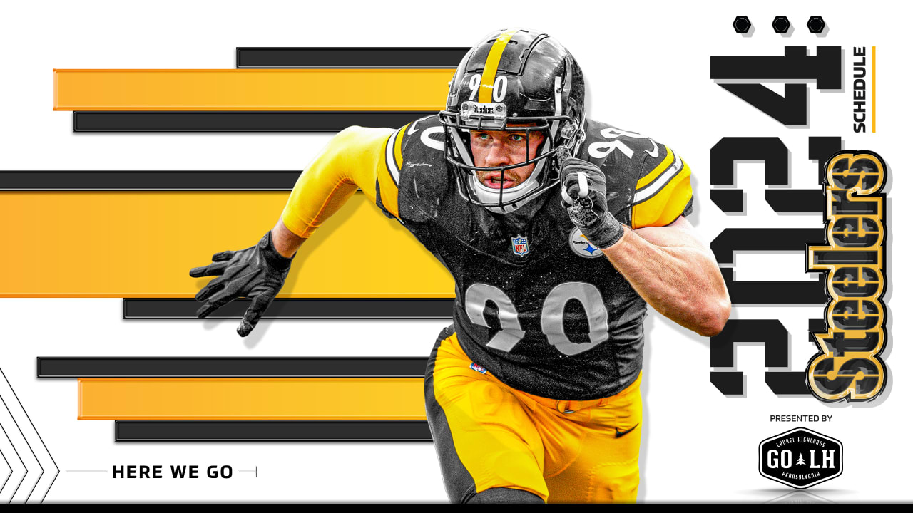 Pittsburgh Steelers Full Schedule for 2024 NFL Season Home/Away and