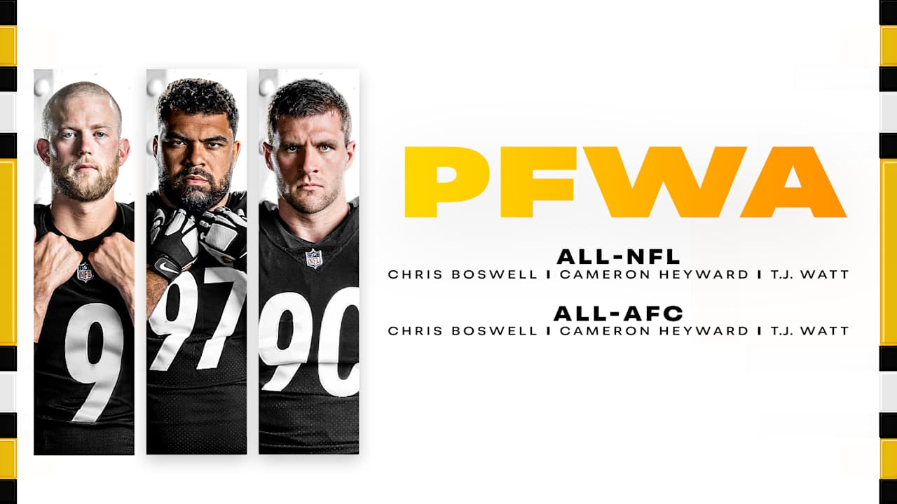 Boswell, Heyward, Watt named All-NFL by PFWA