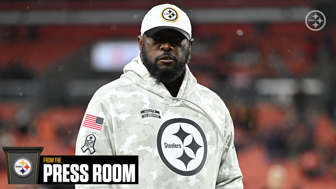 From the Press Room: Steelers at Browns