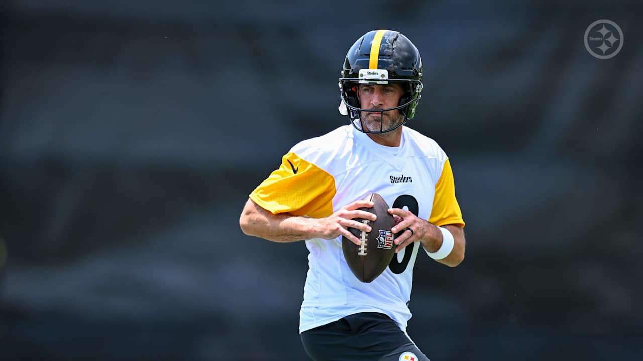 PHOTOS: Aaron Rodgers' first practice as a Steeler