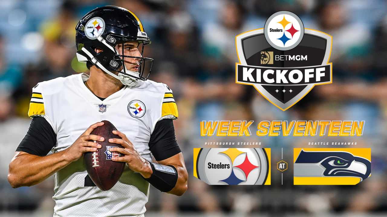 WATCH Steelers Kickoff Week 17 at Seahawks