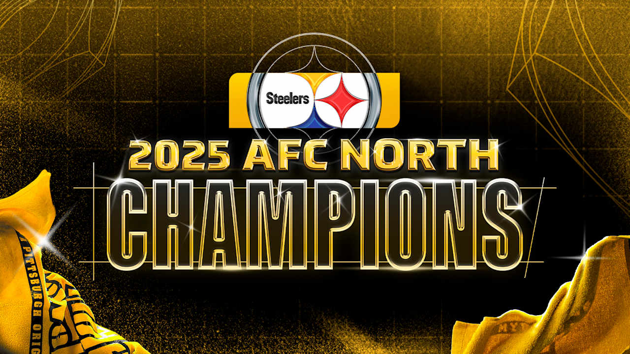 Steelers win the AFC North  Steelerscom