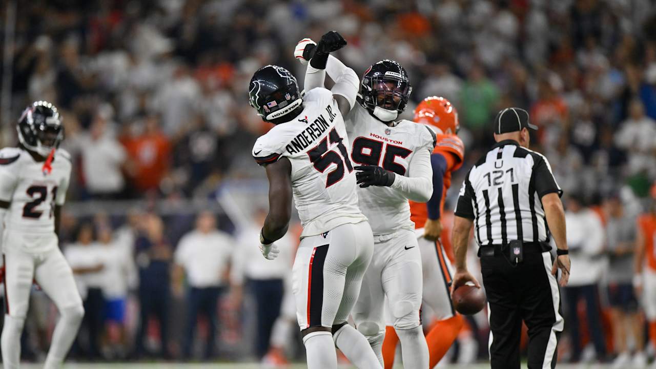 Texans' best defensive plays from 'SNF' win vs. Bears Week 2