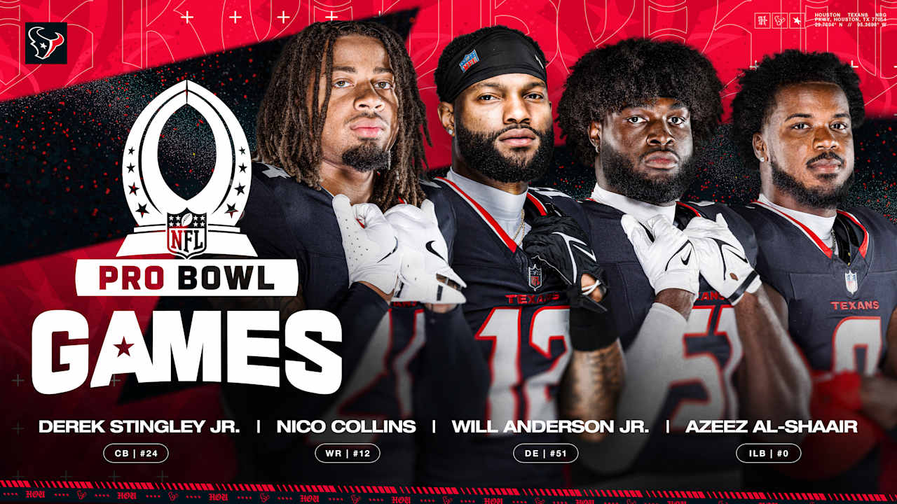 Four Texans Named To 2026 Pro Bowl - Houston Texans