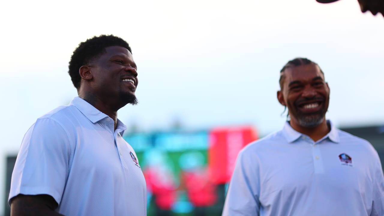 Andre Johnson and the Pro Football Hall of Fame Class of 2024 honored ...