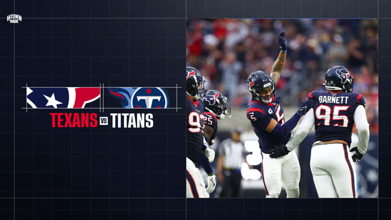 The Houston Texans Defense Suffocated The Tennessee Titans In Sunday's ...