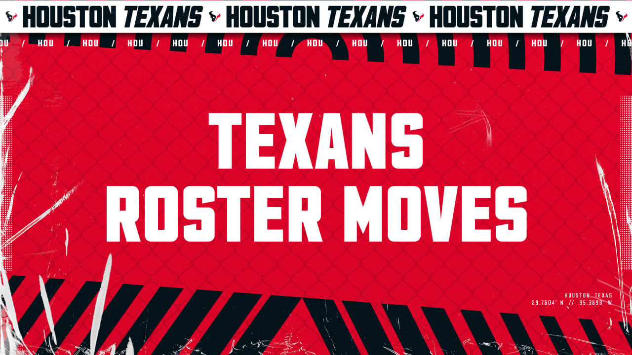 The Houston Texans made a roster move.