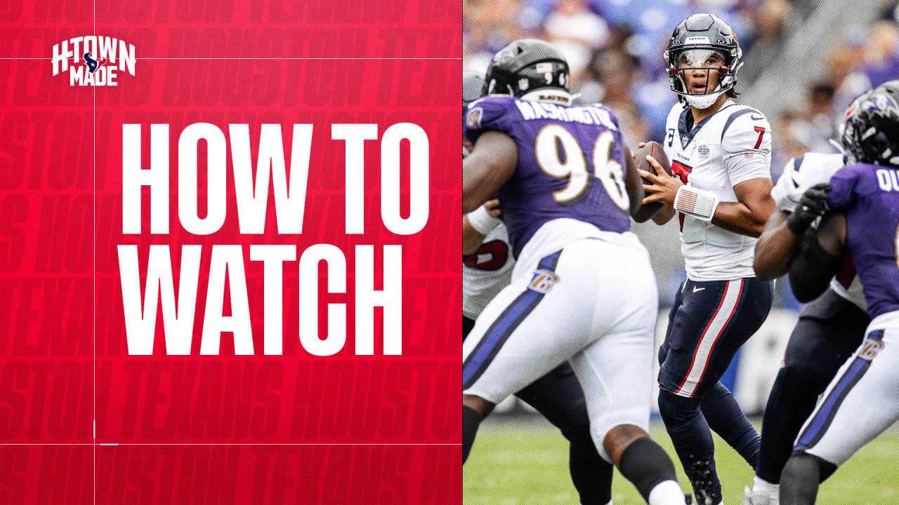 How To Watch, Listen And Stream Houston Texans At Baltimore Ravens ...