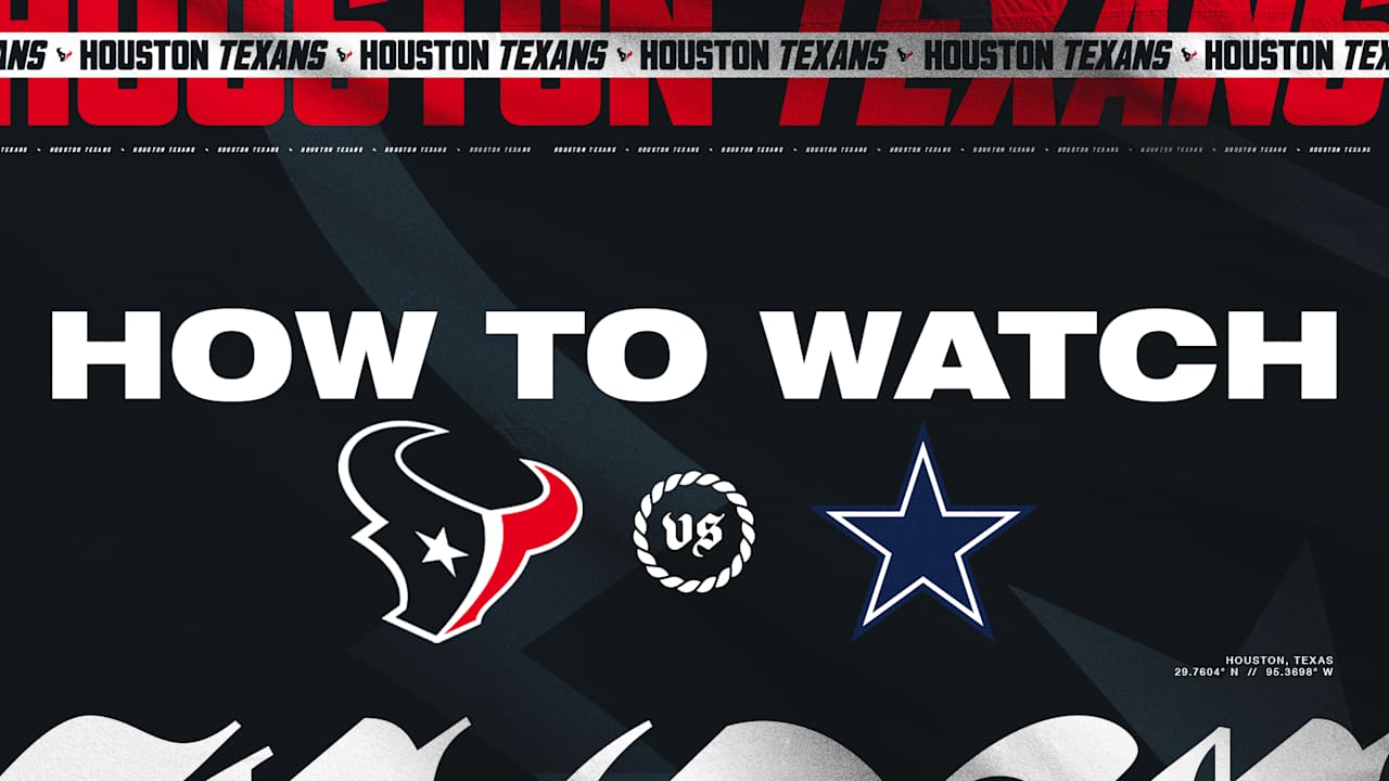 How to stream, watch or listen to Texans vs Cowboys
