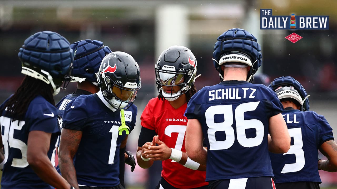 Houston Texans games are sold out for the 2024 regular season, and the team  is in pads for the first day fans are at practice.