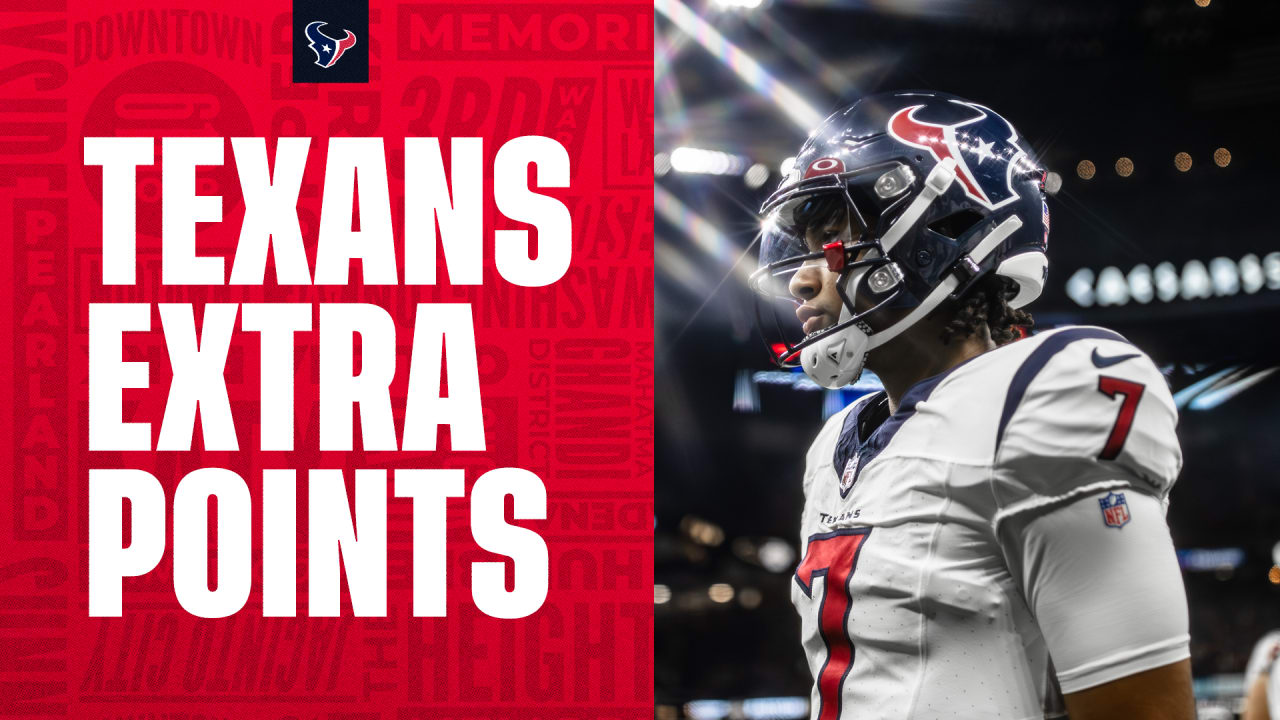 Set for the Saints Texans Extra Points