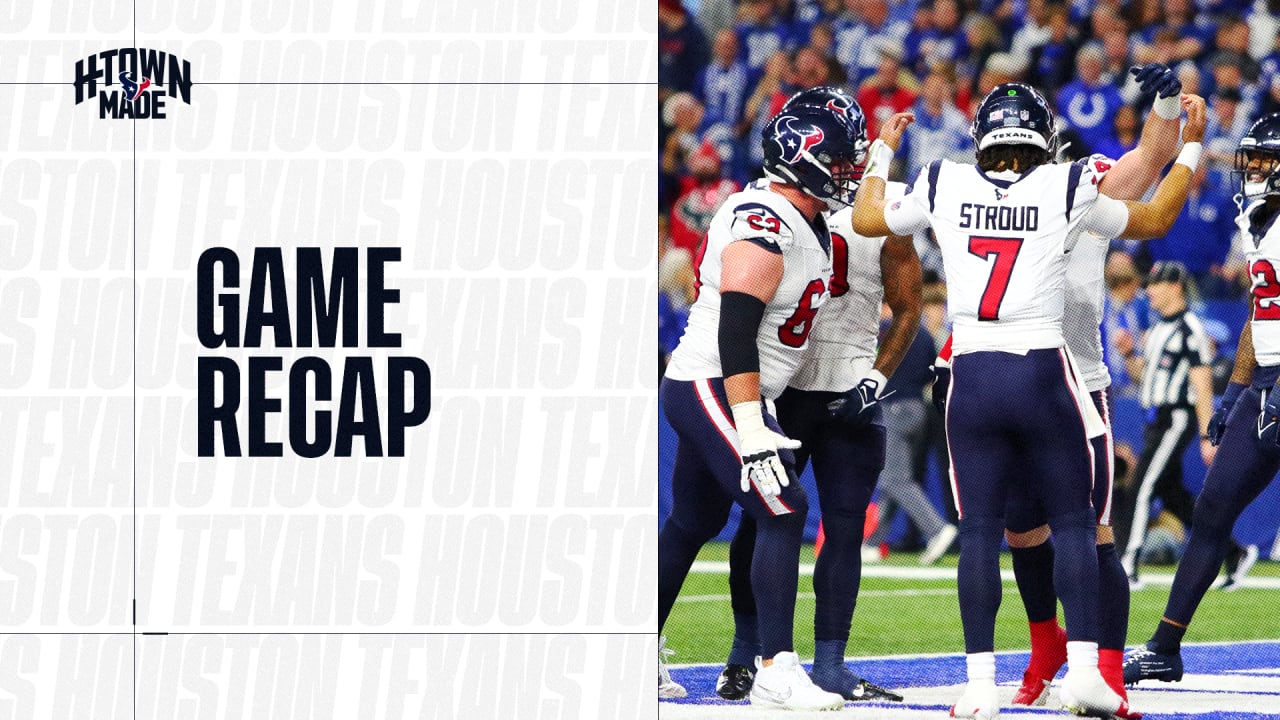 Texans wrap up playoff spot with 23-19 victory over Colts – KTSM 9