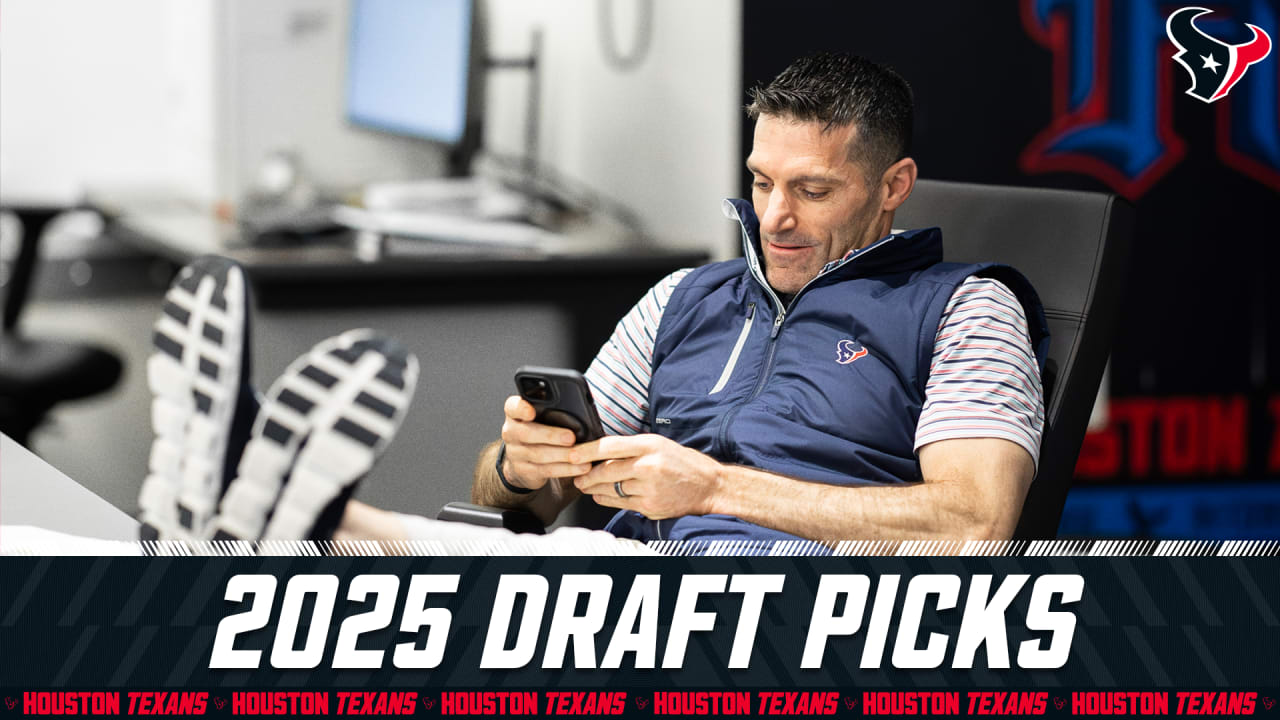 After some trades, the Houston Texans have six picks in the 2025 NFL Draft.
