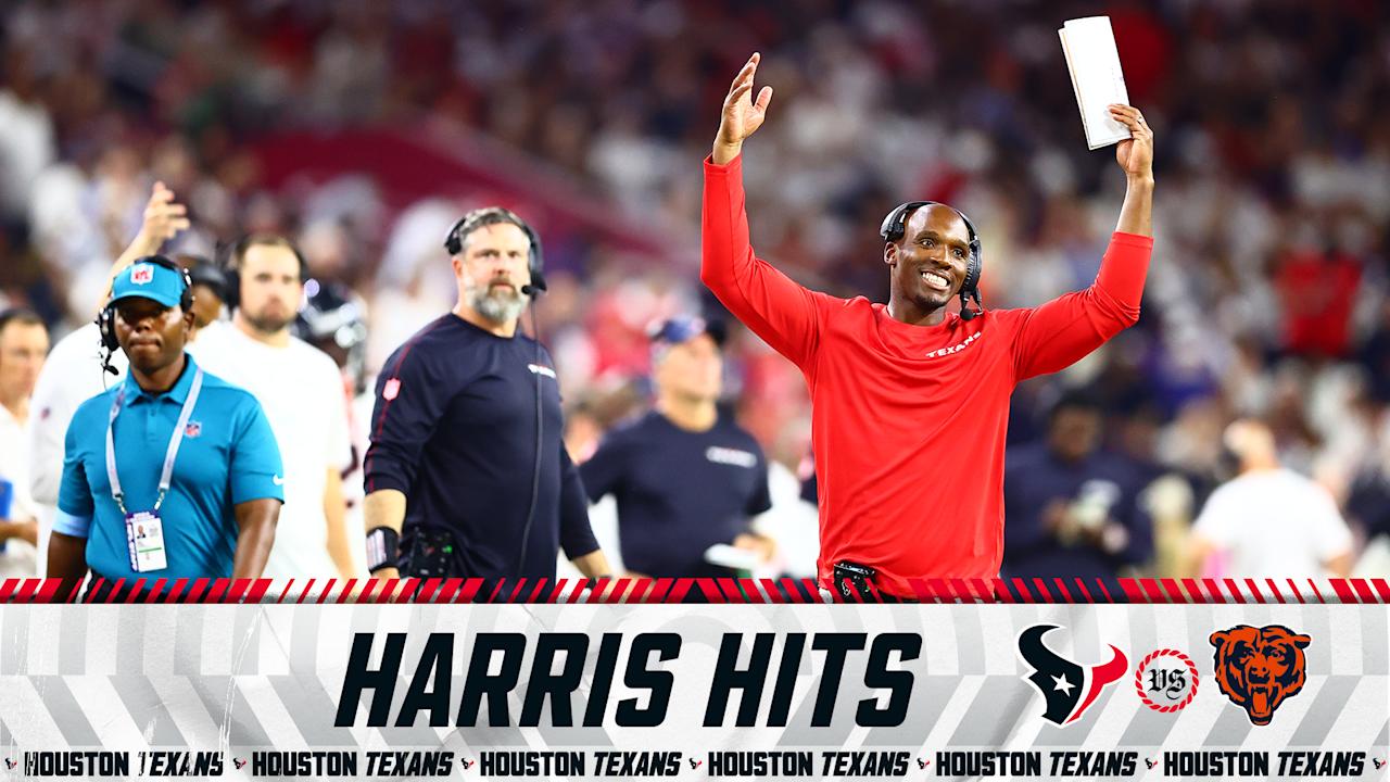 Team analyst/radio sideline reporter John Harris had nine key notes on the Houston Texans’ victory over the Chicago Bears on Sunday night.