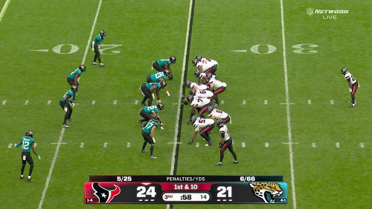 Jawhar Jordan's first NFL TD comes on 25-yard dash vs. Jags in London