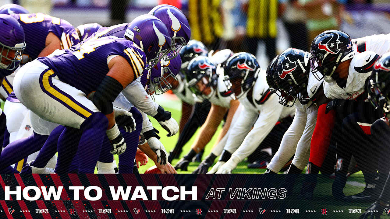 How to stream, watch or listen to Texans at Vikings, image size:1280x720