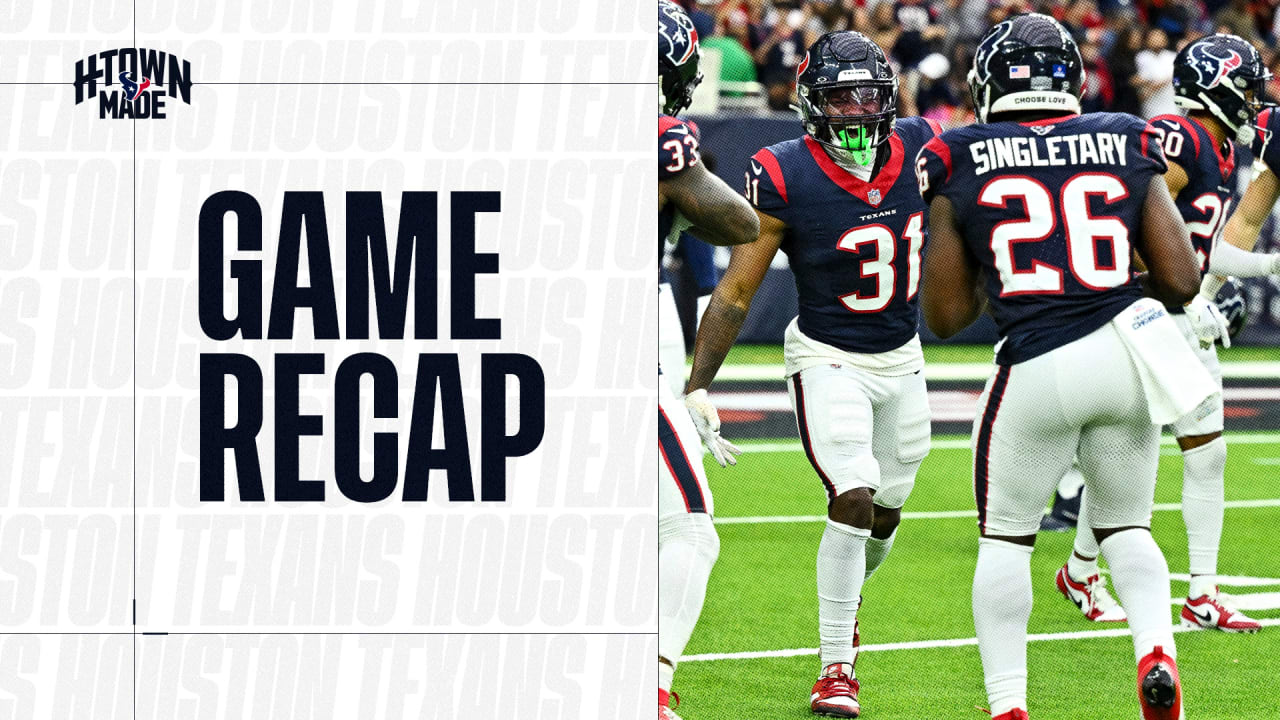 Game Recap: Texans Fall To Browns Despite Late Surge, 36-22 | Week 16