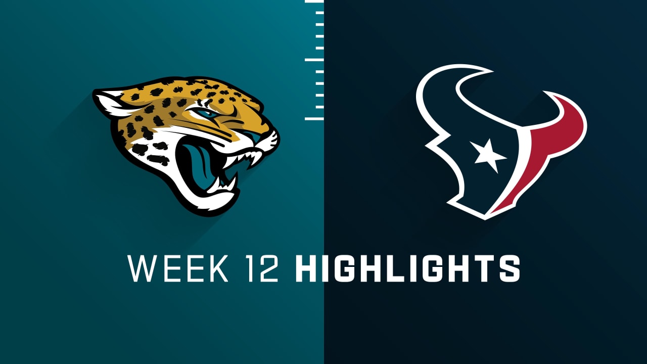 Full Game Highlights: Jaguars Vs. Texans | Week 12