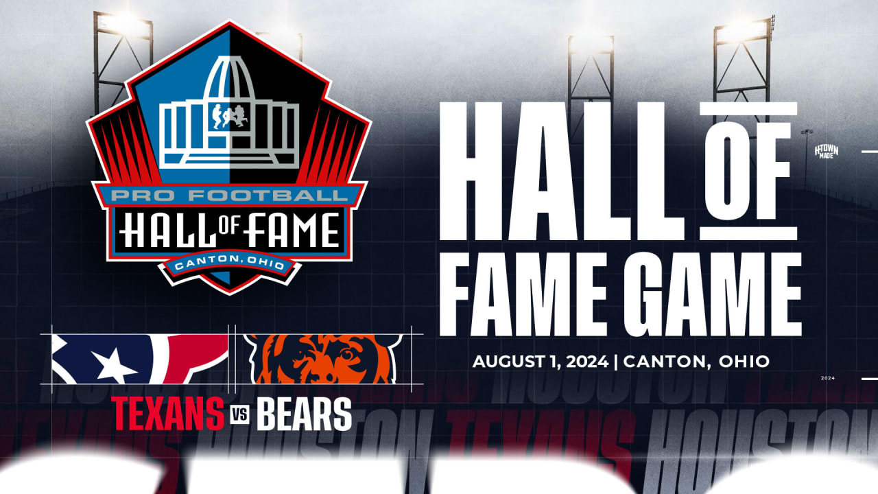 Houston Texans to kick off 2024 NFL season in Hall of Fame game