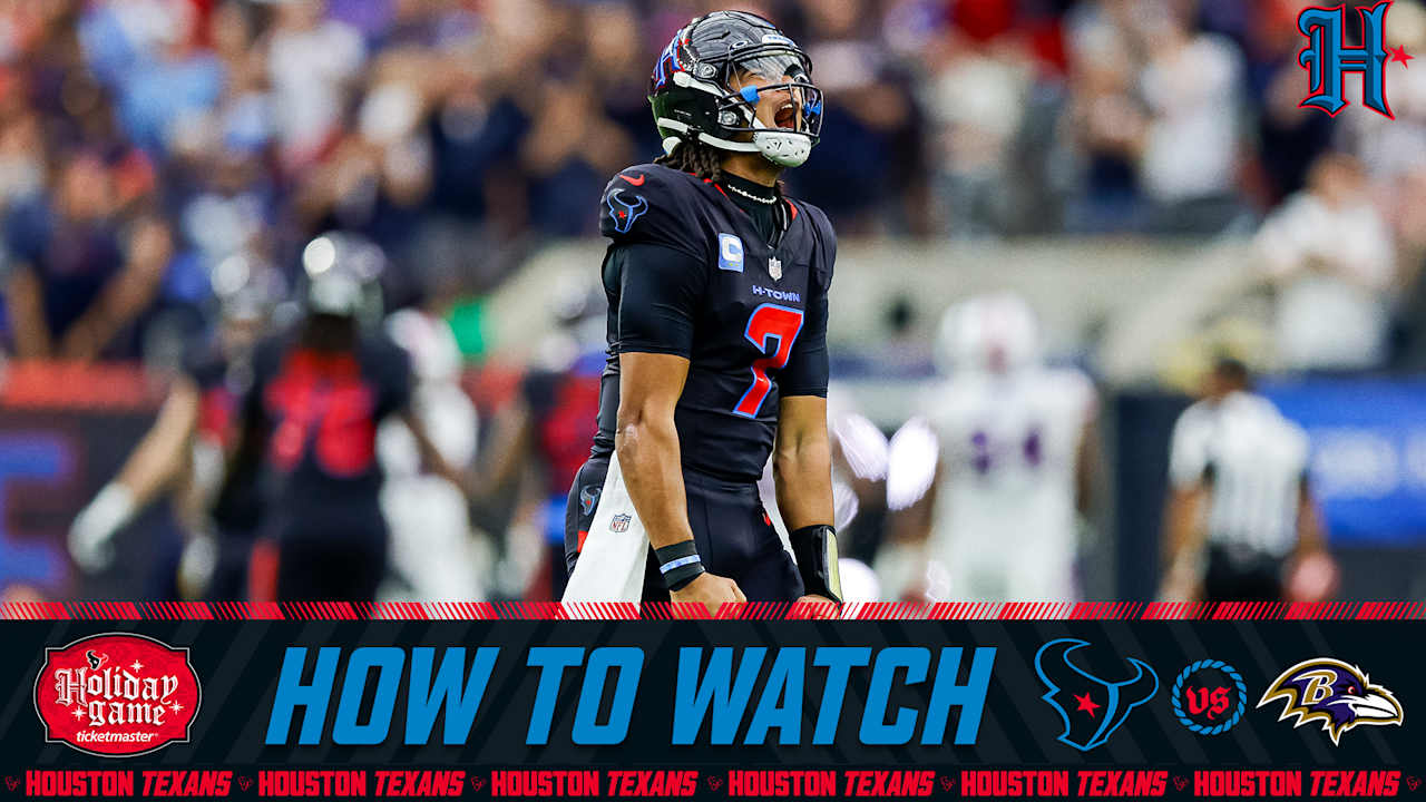 How to watch, listen, and stream Houston Texans vs Baltimore 