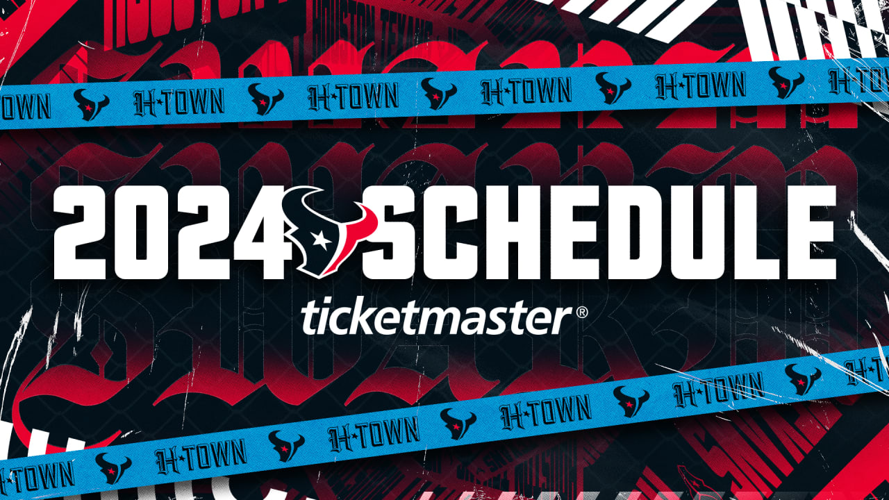 How to watch and follow the 2024 Texans schedule release