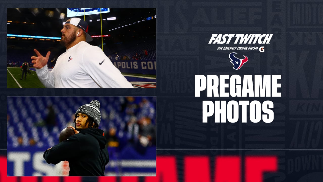 Pregame Photos Texans warm up for primetime matchup against the