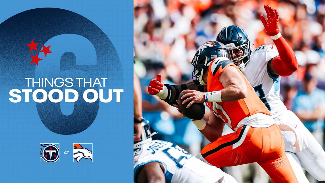 Six Things That Stood Out for the Titans in Sunday's 20-12 Loss to the ...