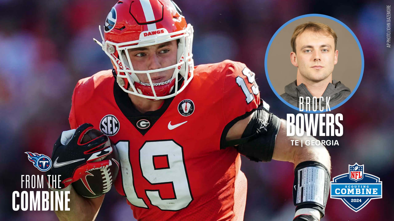 From the NFL Combine Tight End Brock Bowers Talks Titans, and