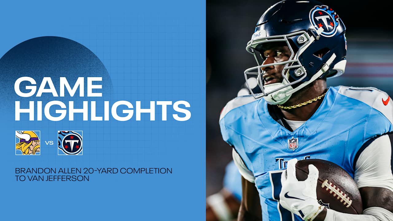 Cam Ward's 17-yard Sideline Sling Lands in Jefferson's Mitts