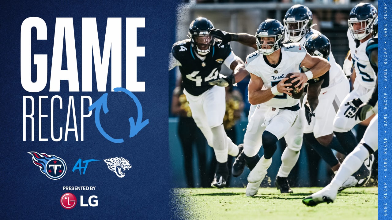 Titans Drop Third Straight, Lose 34-14 to Jaguars - Vimarsana News