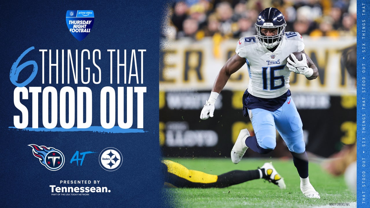 Six Things Stood Out for the Titans in Thursday Night's Loss to Steelers - Vimarsana News