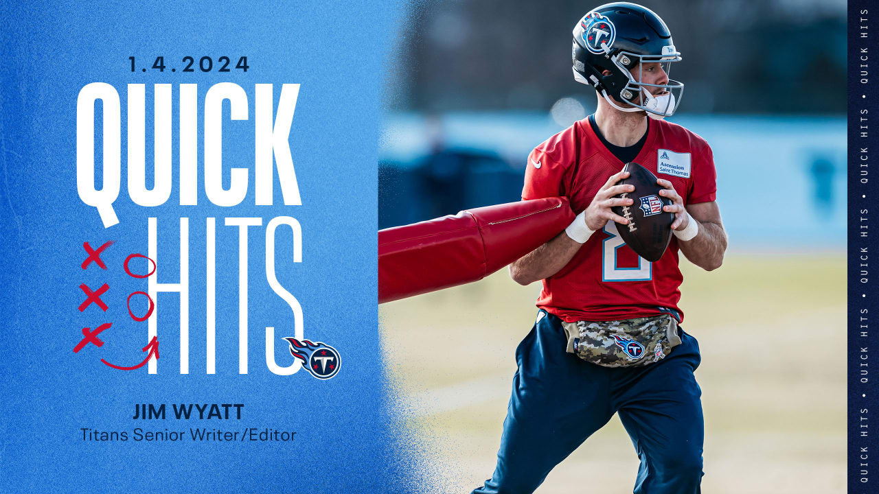 Quick Hits on the Titans From Thursday of Jaguars Week - Vimarsana News